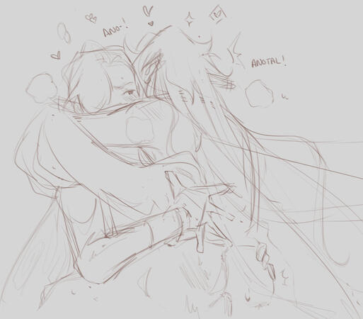 NSFW half body sketch